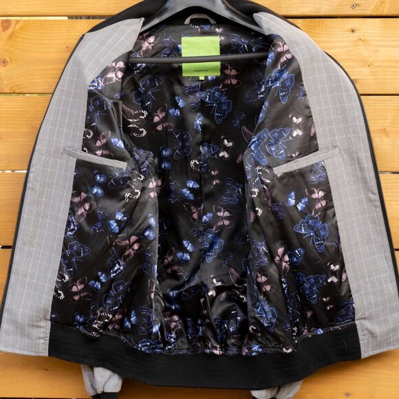 Gianni Feraud Prince of Wales Bomber Jacket — Limited Edition, Mint - Picture 6 of 10